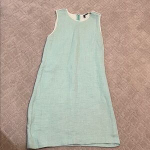 United Colors Of Benetton Textured Light Blue Dress